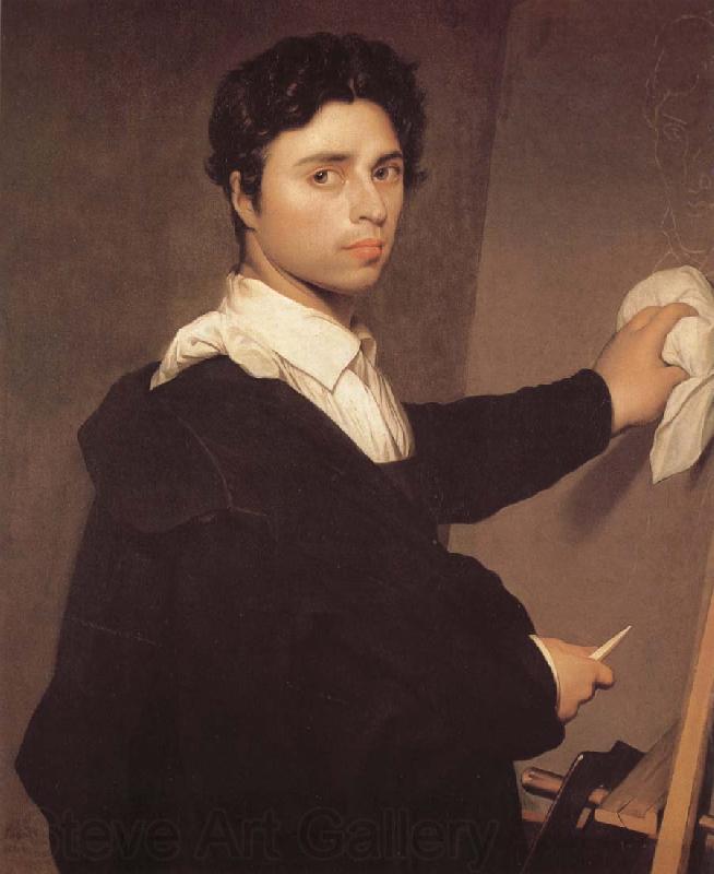 Jean-Auguste Dominique Ingres Self-Portrait France oil painting art